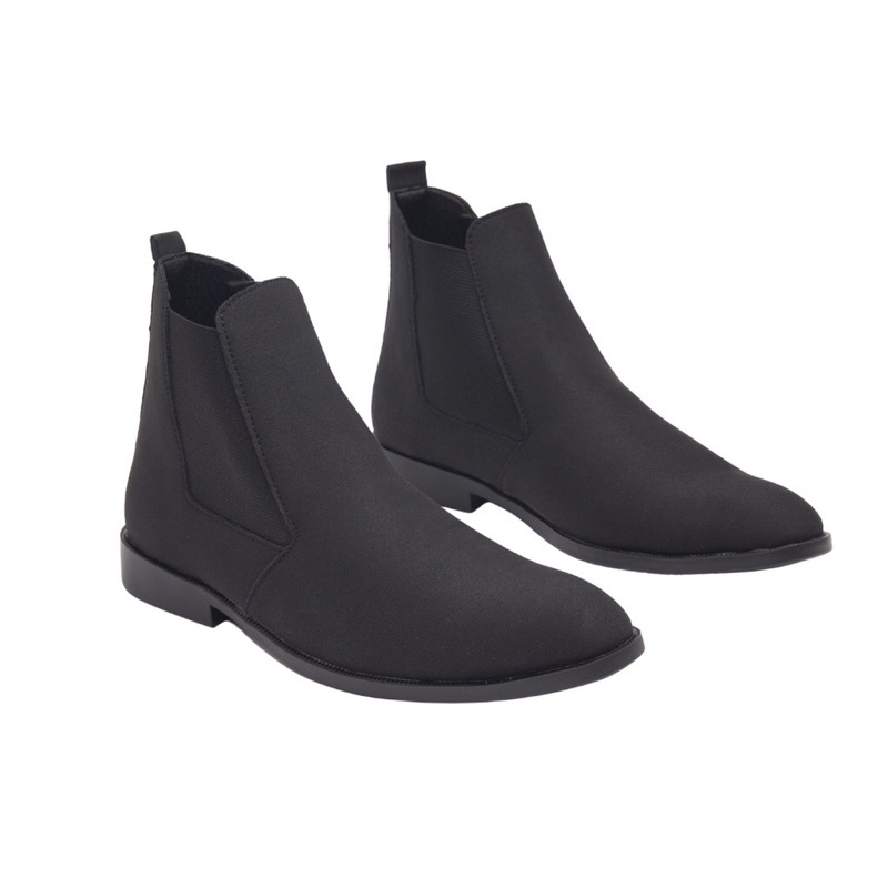 Giày boots nam Chelsea Boots Classic đế khâu Chắc chắn - Bốt nam da lộn cổ Chun Bảo Hành 30 ngày ( đặt lùi 1 size)