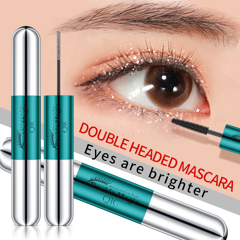 QIC Mascara 4D hai đầu, không thấm nước và làm dài mi | BigBuy360 - bigbuy360.vn