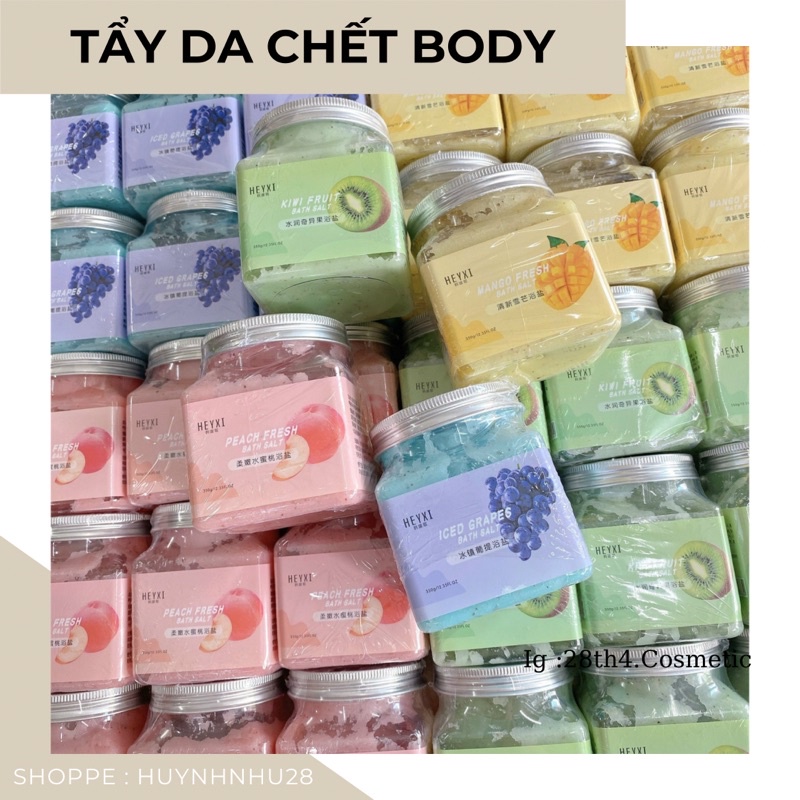 TẨY DA CHẾT BODY Heyxi Bath Salt Scrub