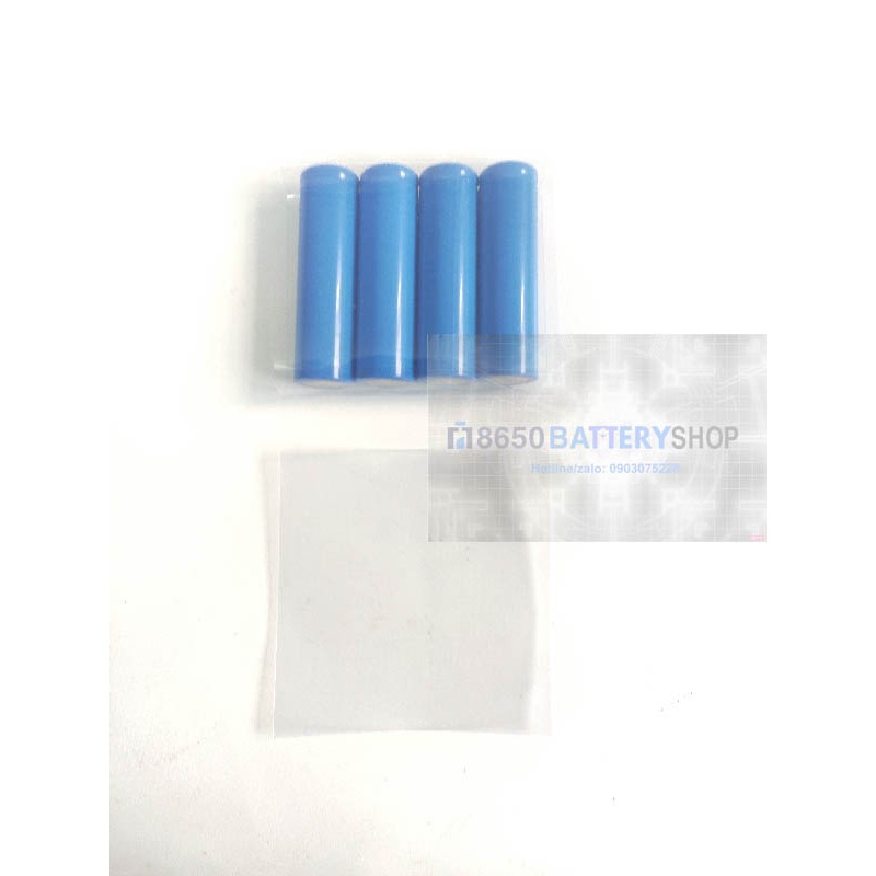 Màng co PVC trong suốt cell pin 18650 1,2,3,4 cell