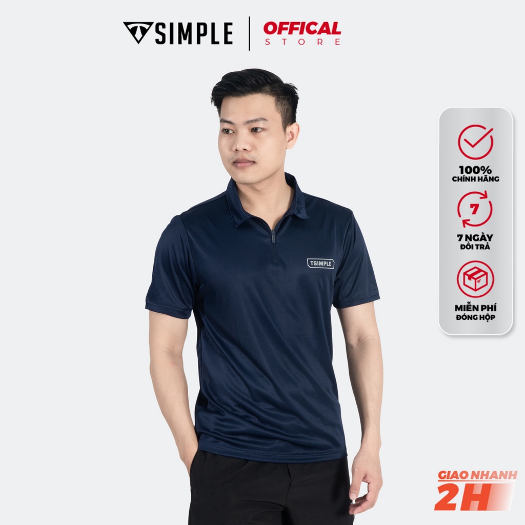 Áo Polo Thể Thao Nam TSIMPLE cổ bẻ tay ngắn tập gym vải thun lạnh thoáng mát co giãn chuẩn form AHCD | BigBuy360 - bigbuy360.vn