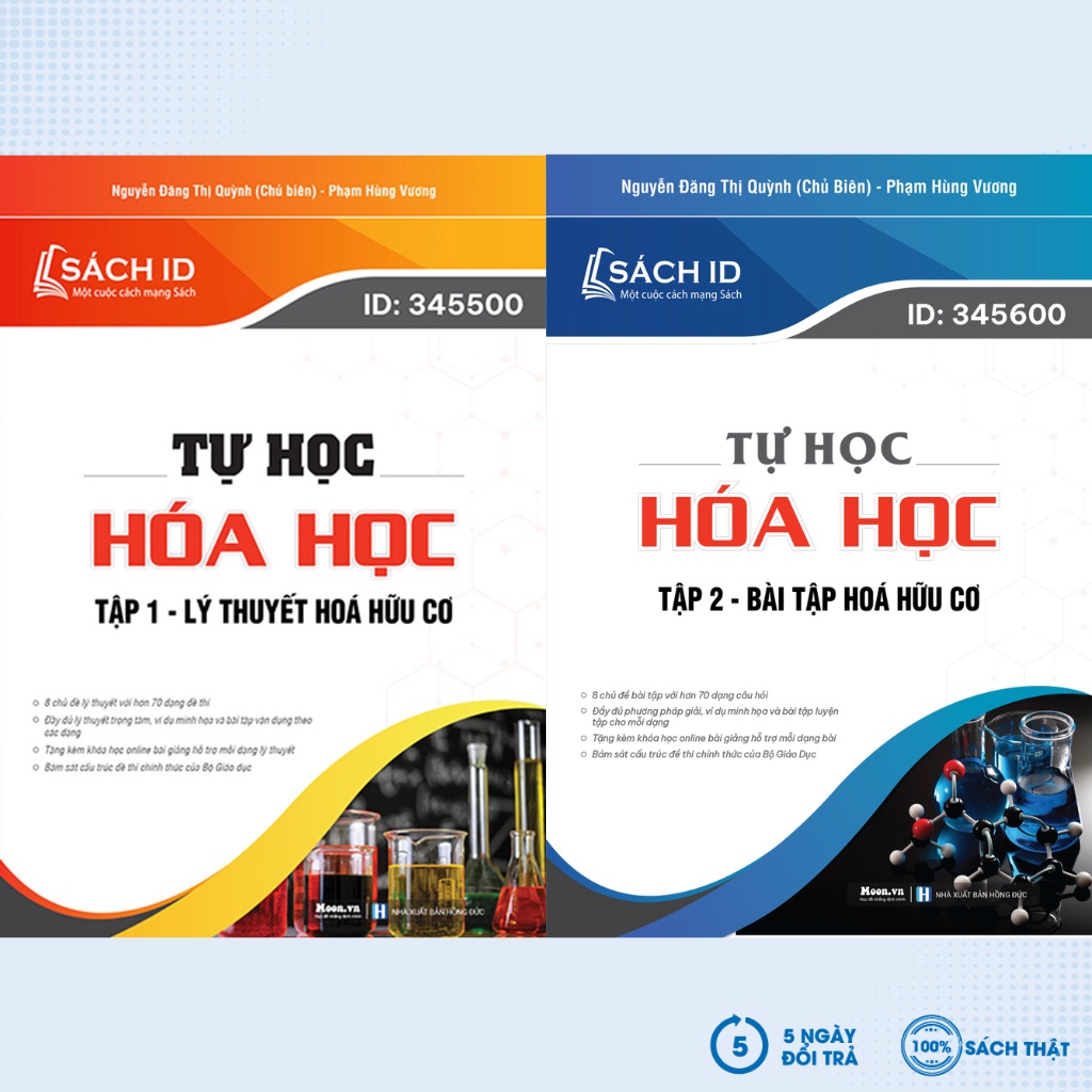 Sách Tham Khảo - Combo Tự Học Hóa Học (Bộ 2 Cuốn) - MOON