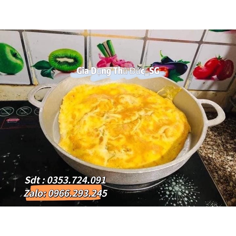 Chảo gang đúc đáy bằng siêu chất lượng