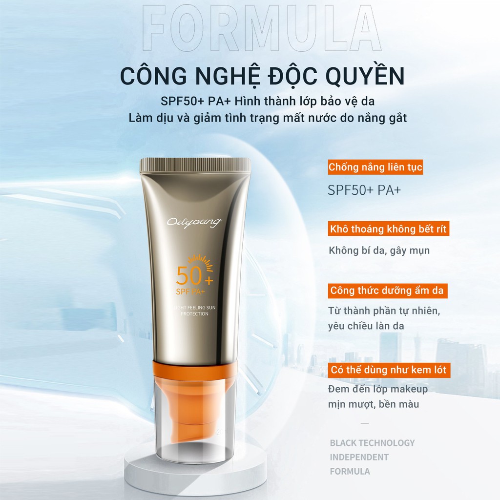 Kem Chống Nắng Oilyoung bảo vệ da hoàn hảo UV 50SPF QX0009