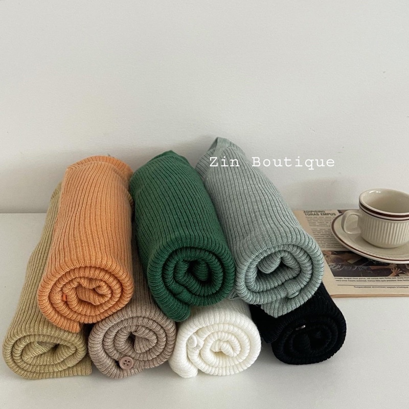 [Mã FAMARAL2 giảm 10K đơn 50K] Áo cardigan len tăm cổ tròn tay ngắn (A008)