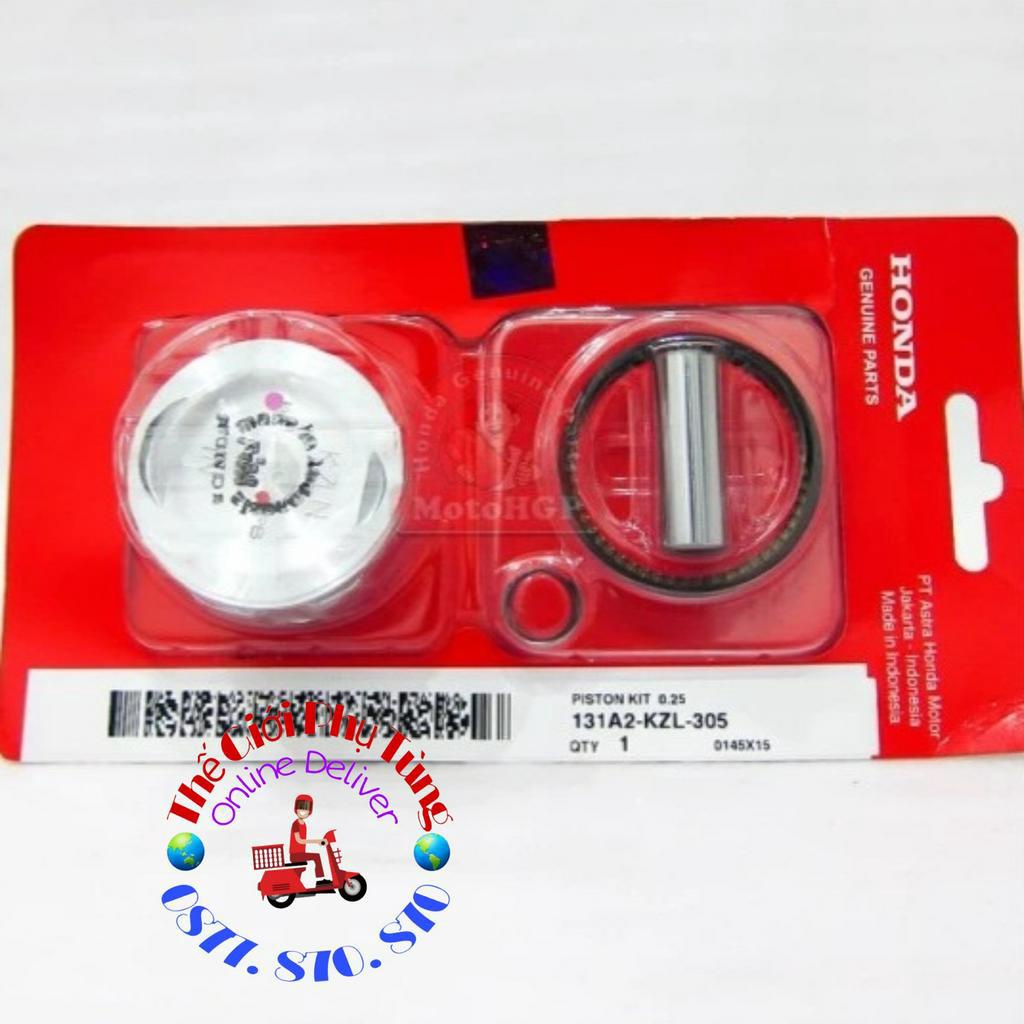 Piston bạc Vision 2012-2013 zin Honda Indo (có ắc phe) - 131A1-KZL-305/ 131A2-KZL-305/ 131A3-KZL-305/ 131A4-KZL-305