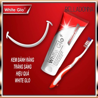 [Chính hãng, Có tem] Kem đánh răng làm trắng sáng răng White Glo Professional Choice 150g