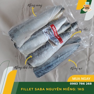Cá Thu Nhật Fillet Túi 1Kg Tem Nhật