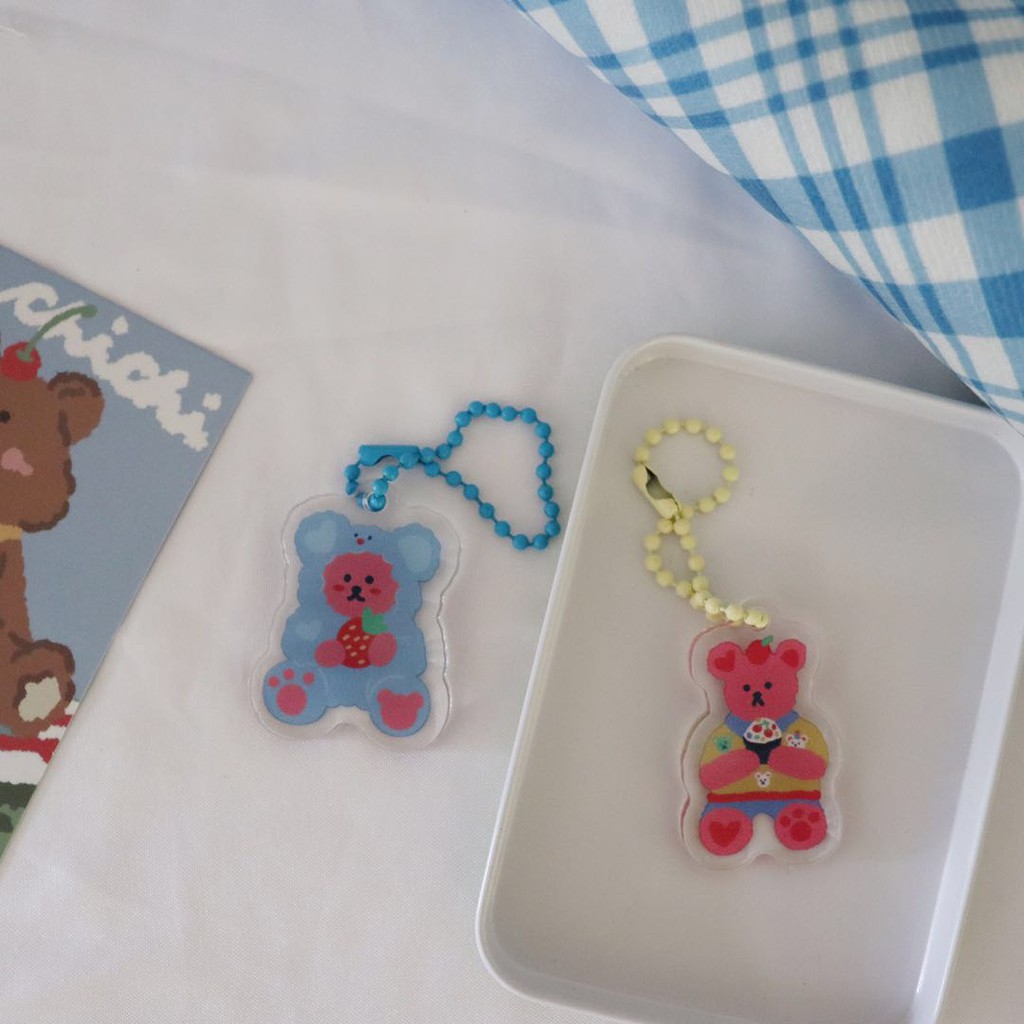 Phụ kiện hình gấu xinh xắn để trang trí cho Airpods