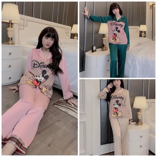 Đồ bộ mặc nhà, pijama, bộ thiết kế in hình lụa latin cao cấp