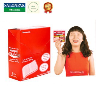 Miếng dán giữ nhiệt Salonpas Jikabari Nhật Bản (giá 1 miếng trong hộp 8 miếng)