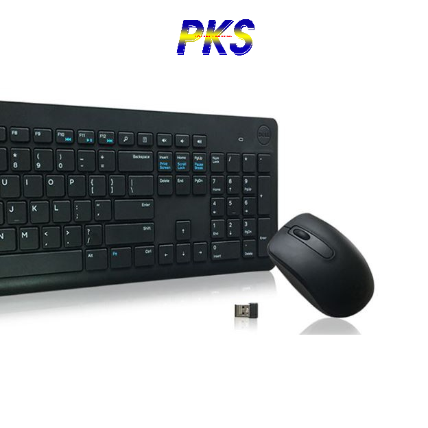 Bộ bàn phím và chuột không dây Dell KM117 chính hãng