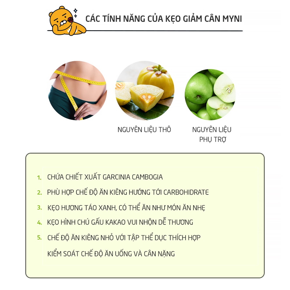 Kẹo Táo Giảm Cân Myni Selfcare Diet Gummy ILDONG Hàn Quốc Gói 12 Viên