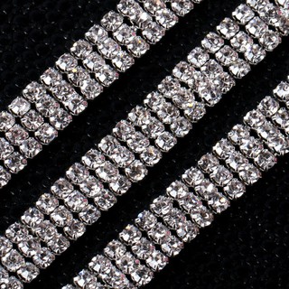 Cuộn dây đính đá Rhinestone lấp lánh siêu đẹp
