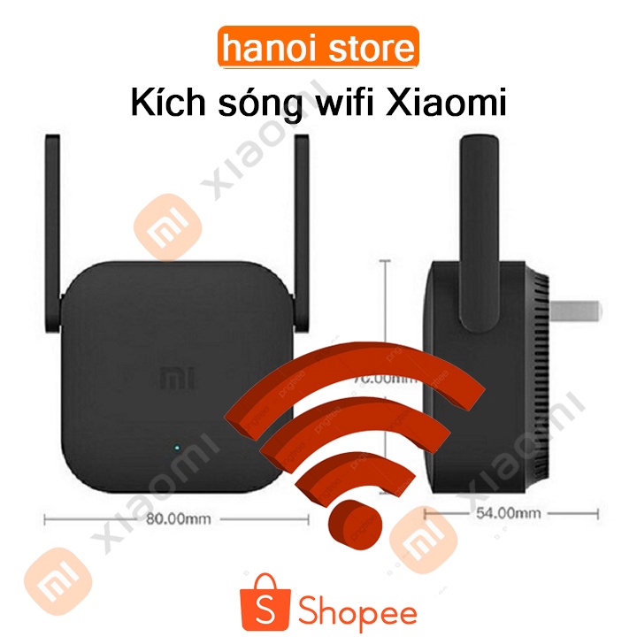 Kích sóng wifi Xiaomi Mi Wifi Repeater Pro phiên bản mới 300 Mbps New