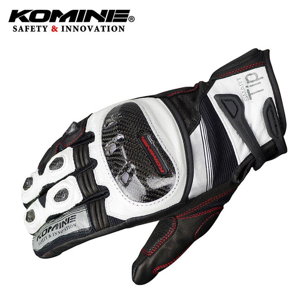 Găng Tay Lái Xe Mô Tô Komine GK193 Chống Rơi Có Thể Chạm Màn Hình Cảm Ứng