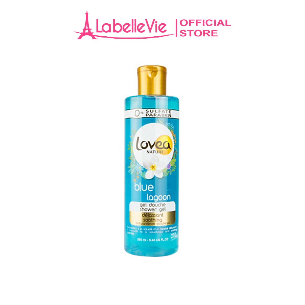 Sữa tắm dưỡng ẩm Lovea chiết xuất hoa sứ trắng 250ml