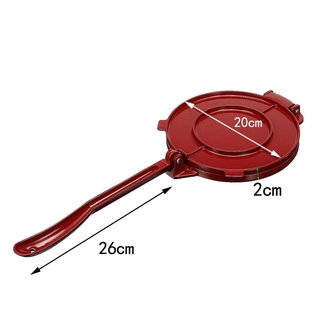 Dụng cụ làm bánh tortilla cầm tay bằng nhôm 8 ''