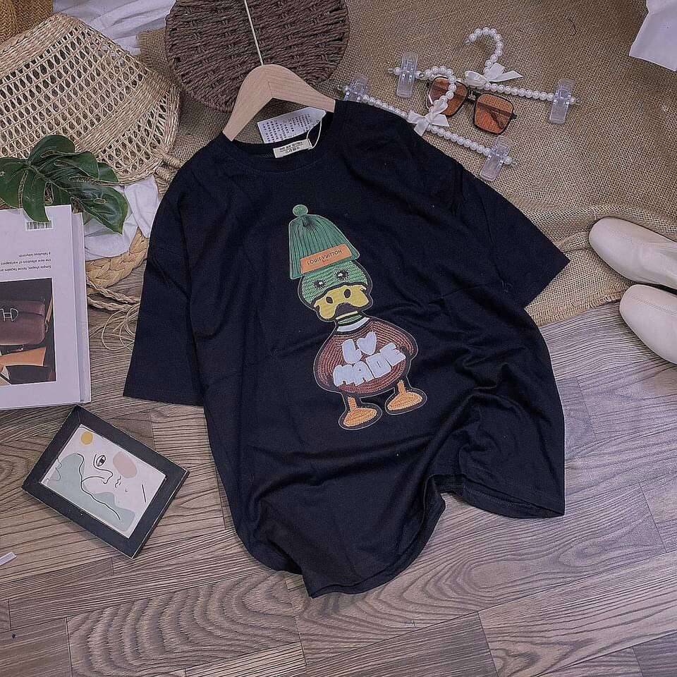 [ ĐANG HÓT] Áo phông gấu nation, Áo thun form dáng rộng thụng tay lỡ chất đẹp -ZADOLA FASHION