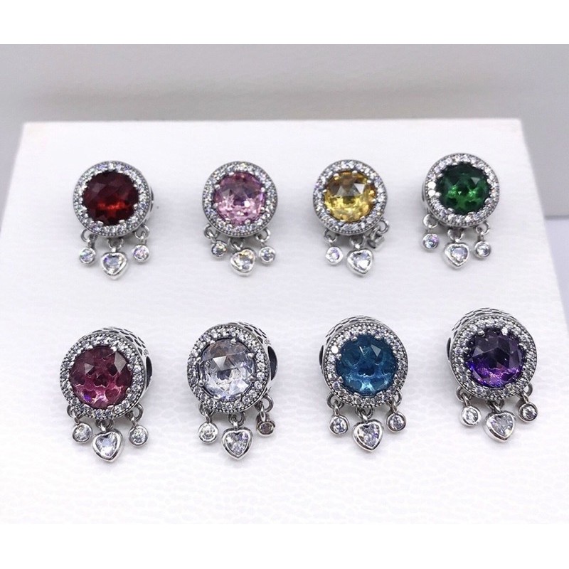 Hạt charm treo bạc s925 cao cấp khách ib chọn màu