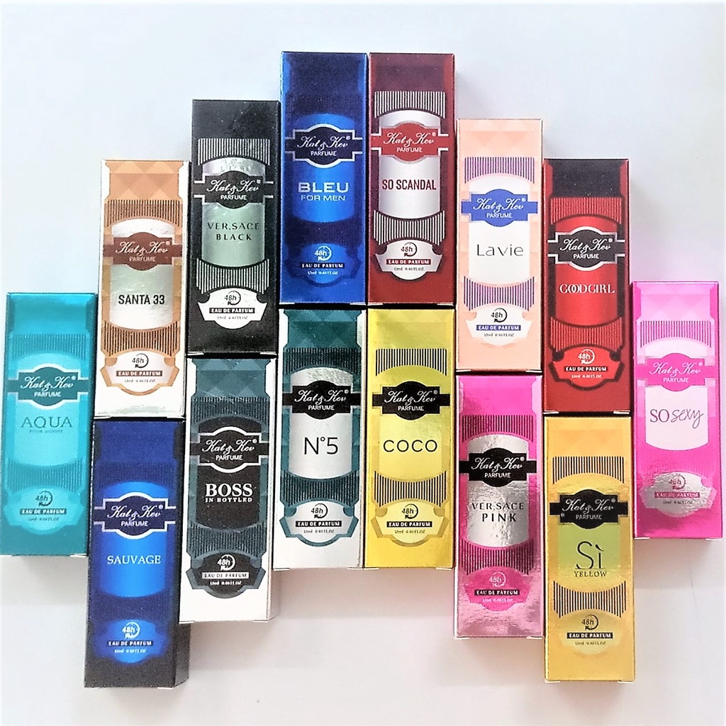 NƯỚC HOA CHÍNH HÃNG KAT&KEV 14 MÙI HƯƠNG ĐỘC ĐÁO CHO NAM&NỮ 12ML (DẠNG LĂN)