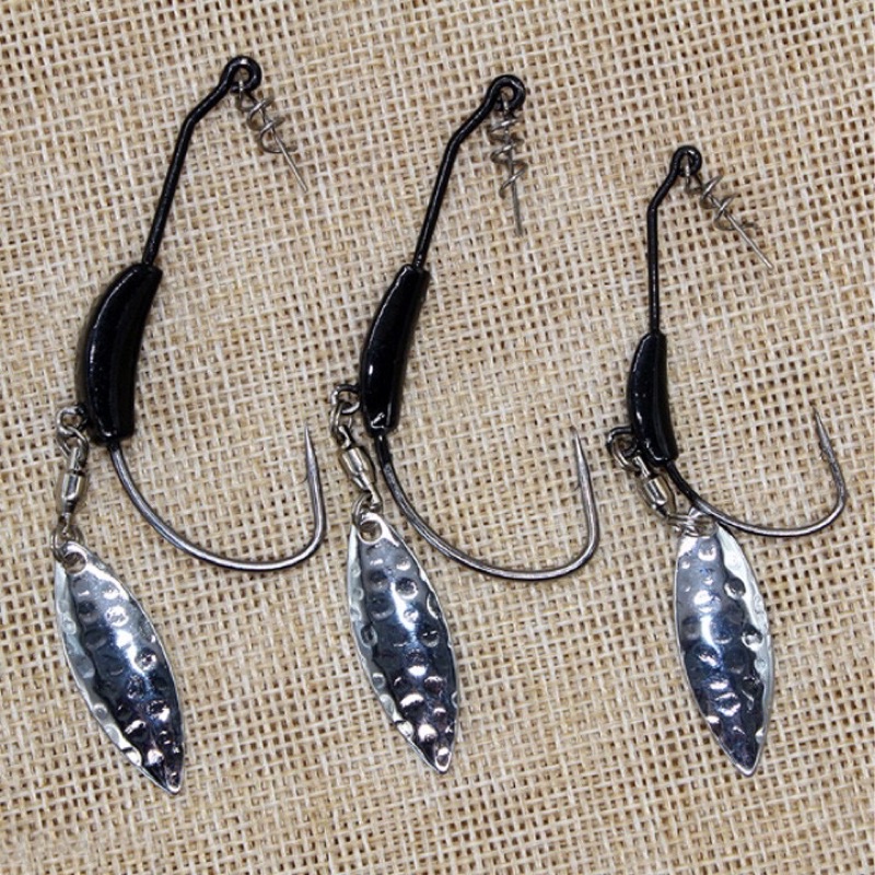 Lưỡi Câu Lure Móc Mồi Giả Mềm Có Thìa