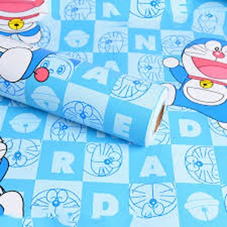 1 mét Giấy dán tường đô rê mon và chữ số khổ rộng 45cm