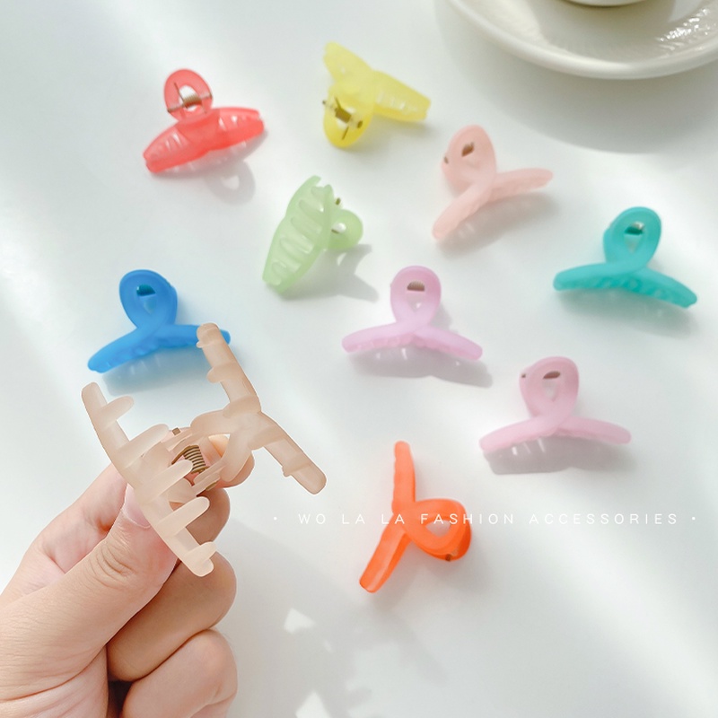 Kẹp Tóc Màu Kẹo Đơn Giản Dễ Thương Cho Nữ