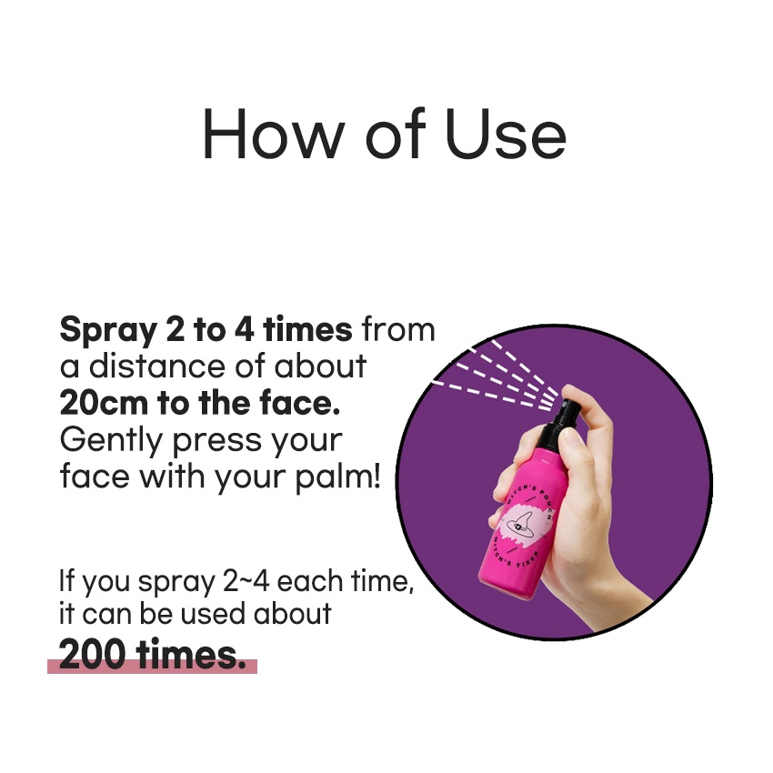 [Witch's Pouch] xịt sửa trang điểm Rose Makeup Fixer tạo hiệu ứng bóng lâu trôi Finishing Spray 120ml | BigBuy360 - bigbuy360.vn