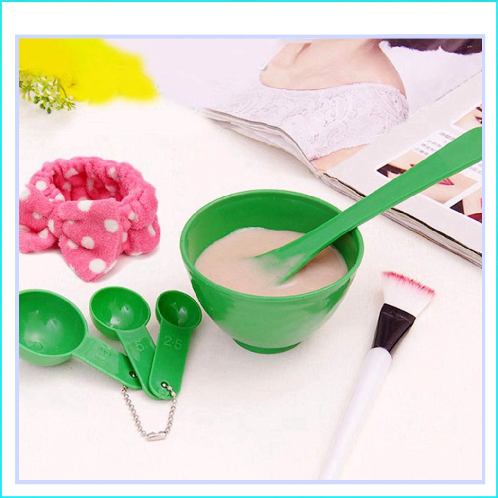 Bộ bát trộn mặt nạ 6 chi tiết, dụng cụ trộn mặt nạ 008946 shop thời trang 7788