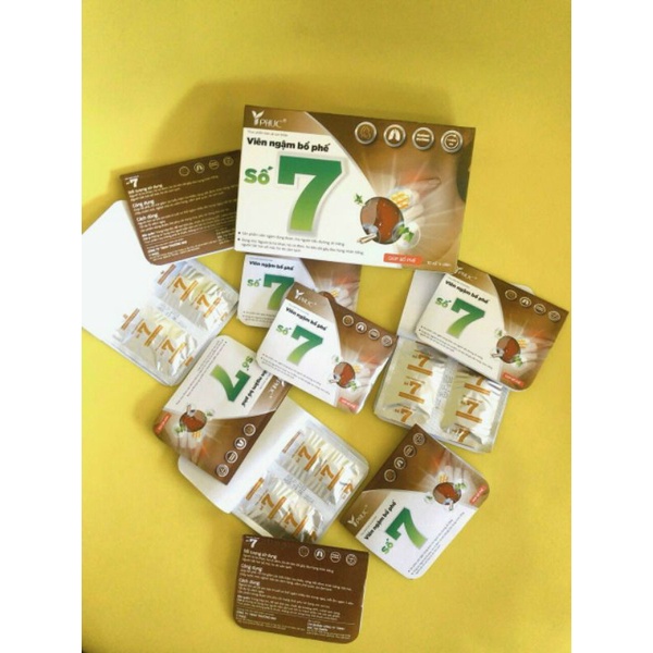 Kẹo ngậm bổ phế số 7 Y Phúc ⚡ CAM KẾT CHÍNH HÃNG ⚡ Viên ngậm Bồ phế số 7