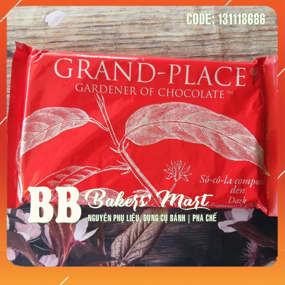 Socola Đen -  Grand-Place Chocolate - Compound ĐEN - 1kg