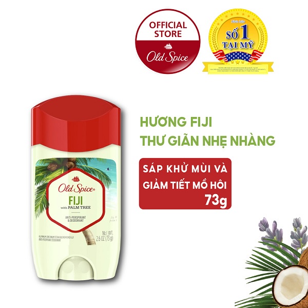 Lăn Khử Mùi Old Spice Sáp Khử Mùi Ngăn Tiết Mồ Hôi Hương Timber| Fiji | Bearglove | Wolfthorn Old Spice Deodorant 73g
