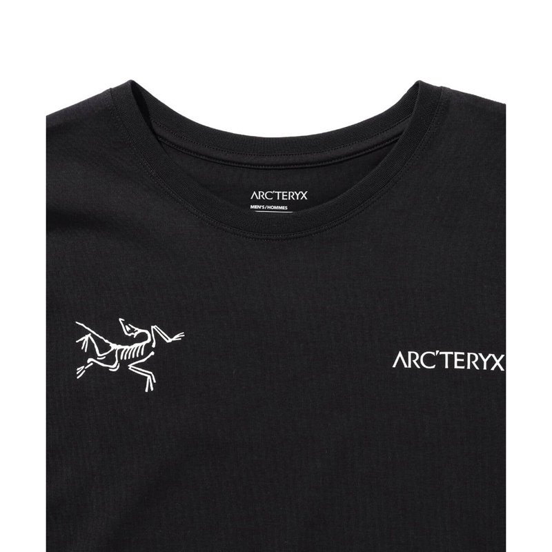Áo Thun Tay Ngắn Dáng Rộng Vải cotton In logo Arcteryx 22SS Cá Tính