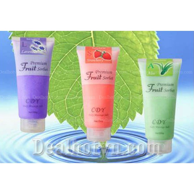 MUỐI TẮM TẨY TẾ BÀO CHẾT CDY PREMIUM FRUIT SORBET BODY MASSAGE SALT 500G CHÍNH HÃNG - 3335