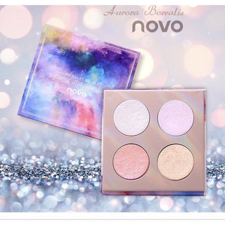 BẢNG PHẤN BẮT SÁNG MAKEUP SHOW 4 Ô