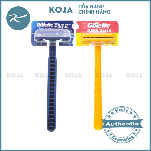 Dao Cạo Râu Gillette Super Thin II Lưỡi Kép