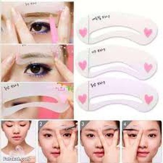 Combo 3 Cặp Khuôn Kẻ Lông Mày Cao Cấp
