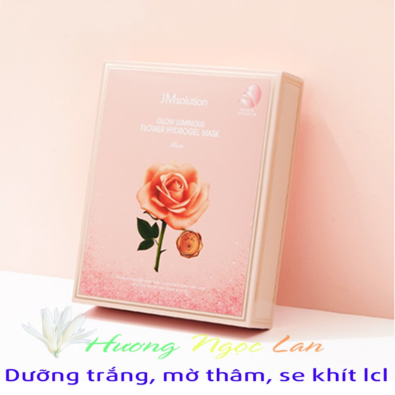 JMSOLUTION Mặt Nạ Jelly Thạch Ngọc Trai Hoa Hồng Sữa Ong Chúa Dưỡng Trắng Dưỡng Ẩm Chống Lão Hóa Nhập Khẩu Chính Hãng