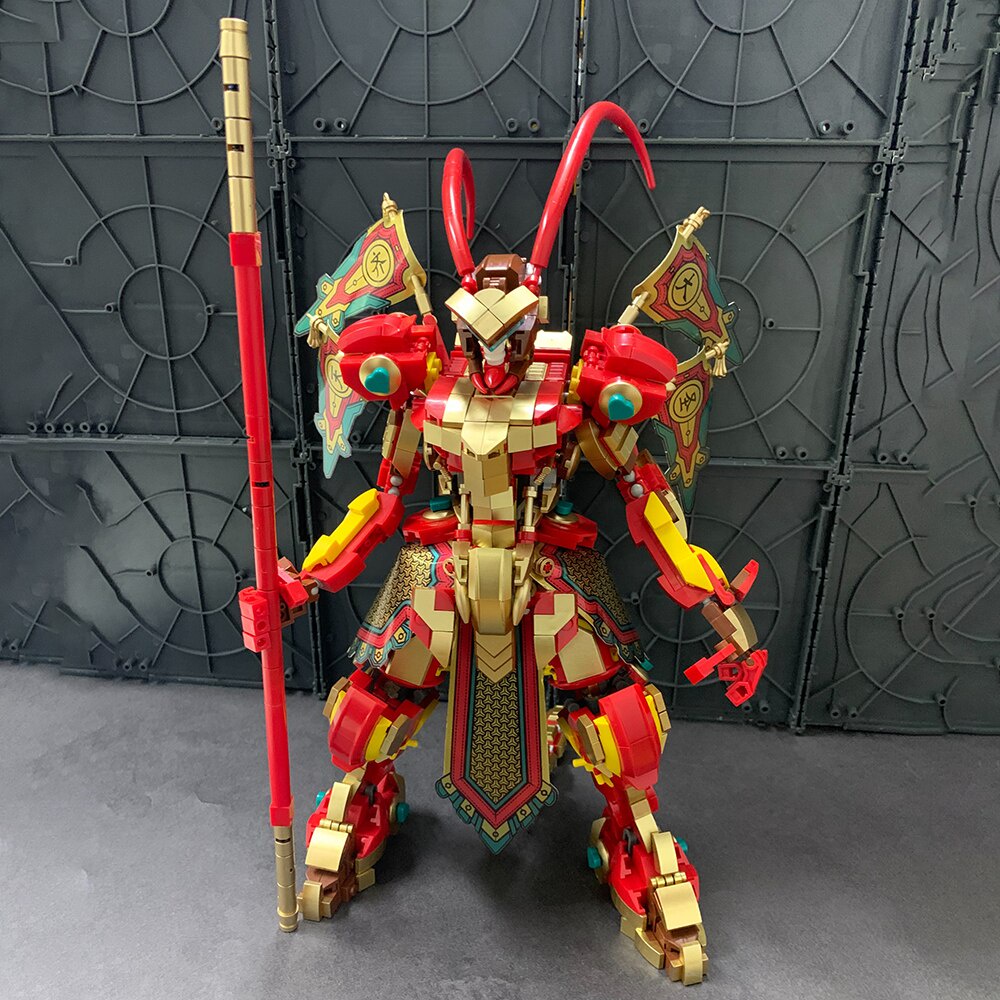 Mẫu Lắp Ráp mô hình 61001 Monkey King Wukong Mecha 1288pcs