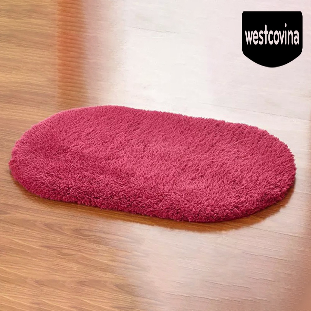 [Hot]☀ Thảm Lông Trải Sàn Mềm Mại Thấm Hút Nước Chống Trượt Màu Sắc Đơn Giản