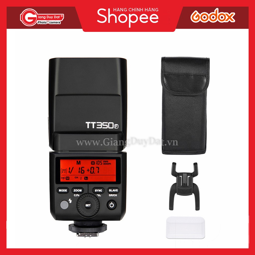 Đèn Flash Godox TT350 TTL HSS - Chính Hãng Godox Việt Nam