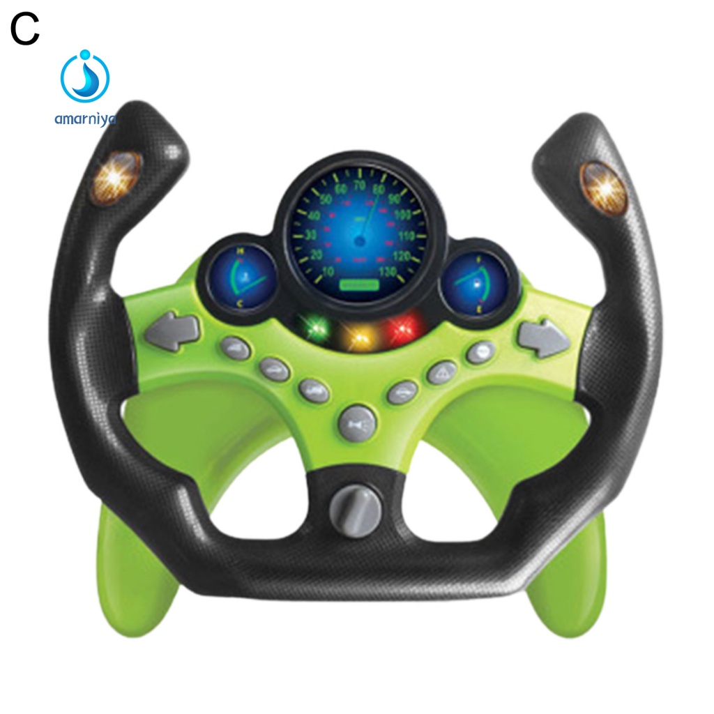 Đồ Chơi Vô Lăng Xe Hơi Bằng ABS Có Âm Thanh Vui Nhộn Cho Bé