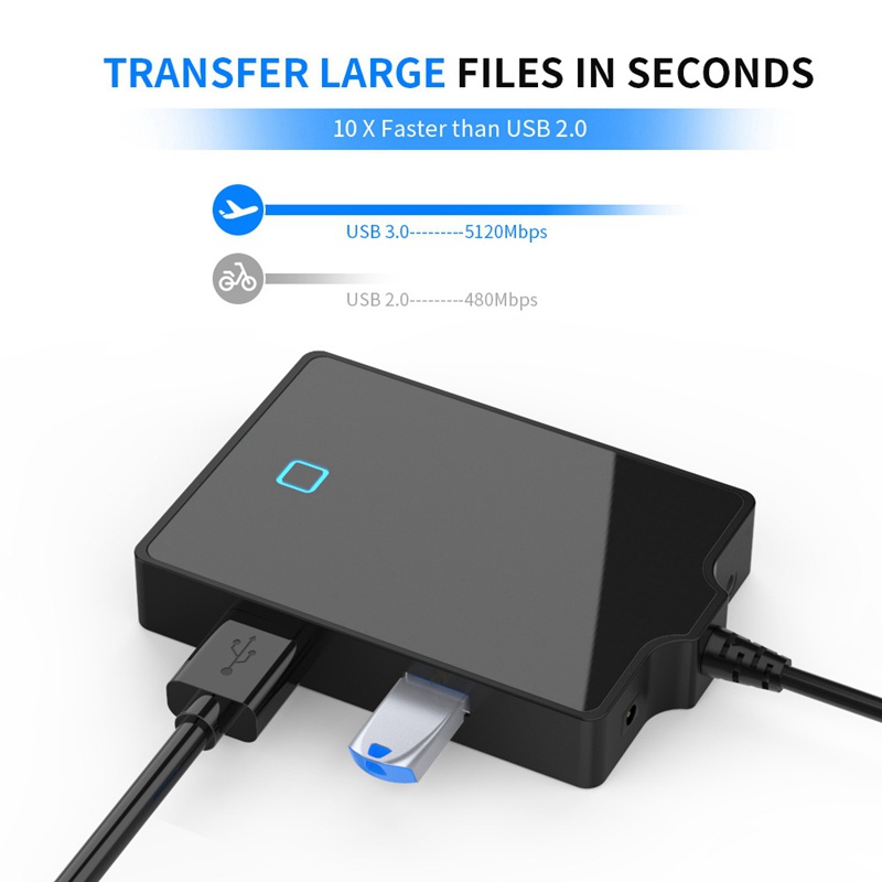 Bộ Chia Cổng Type-C 6 Trong 1 Usb 4k Hdmi Vga Cho Macbook Pro | BigBuy360 - bigbuy360.vn