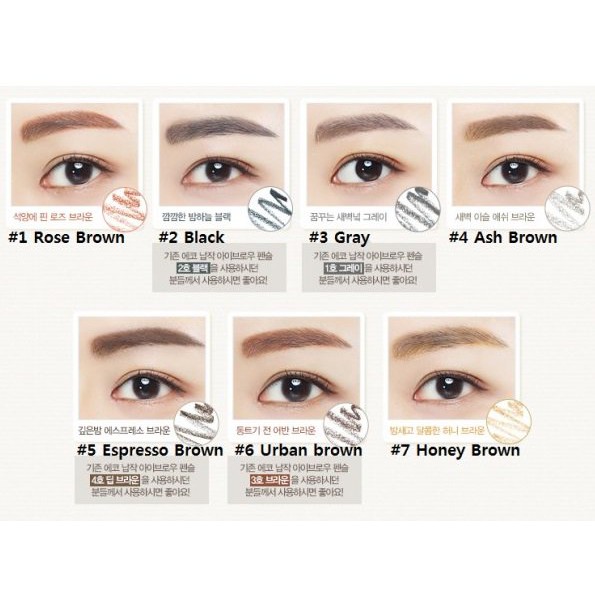 Chì kẻ mày 2 đầu Eco EyeBrown Pencil INNISFREE