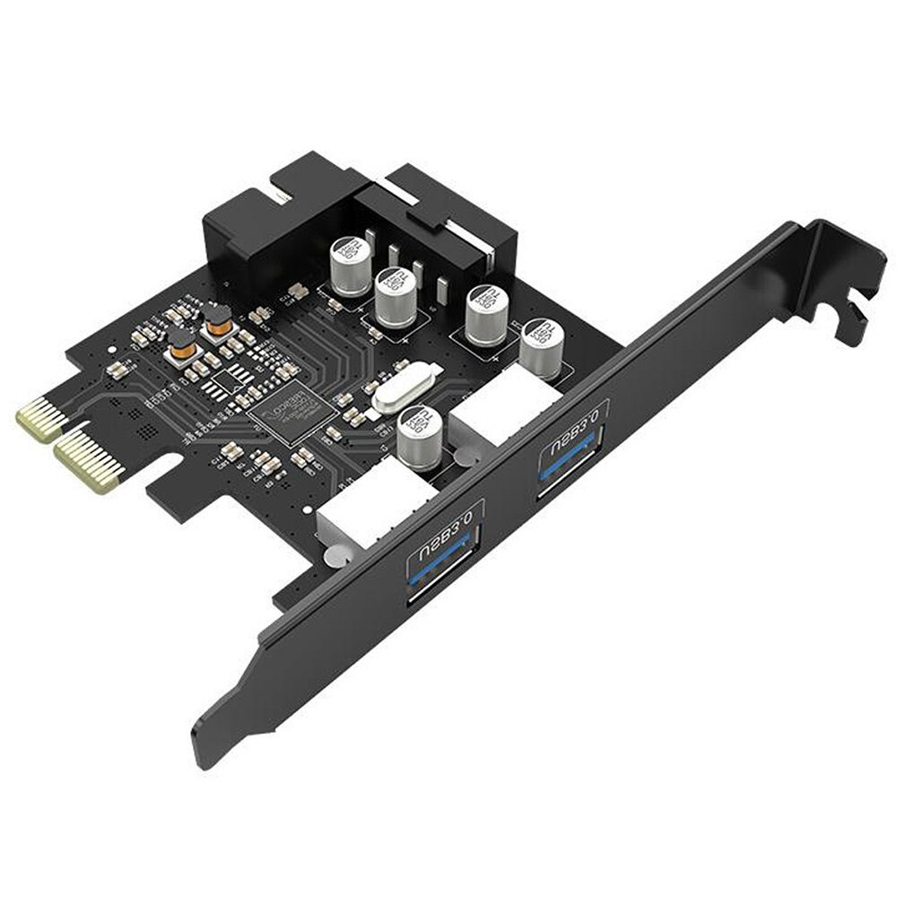 Thẻ Mở Rộng ORICO PME-4UI 2 Cổng USB3.0 PCI-E 15 Pin SATA Sang Dây Nguồn 4 Pin
