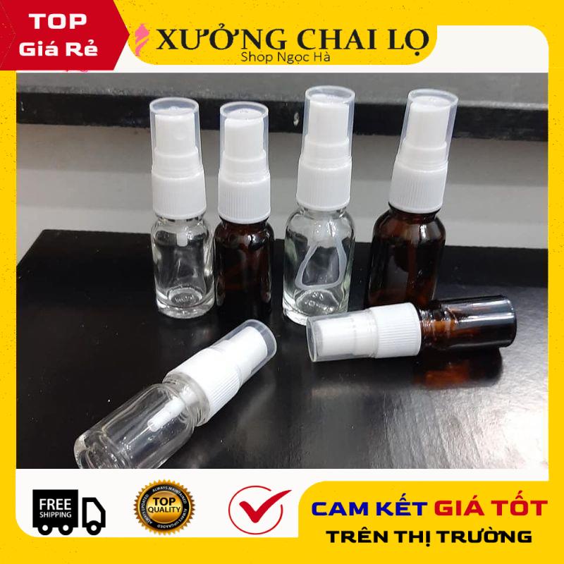 Chai Xịt Phun Sương ❤ GIÁ RẺ NHẤT ❤ [5ml,10ml,15ml,20ml,30ml,50ml,100ml] Chai xịt phun sương thủy tinh chiết nước hoa