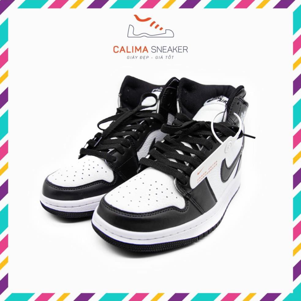 Giày sneaker nam, giày sneaker nữ JD1 Panda/giày jd cổ cao Panda Đen Trắng nam nữ 36-43