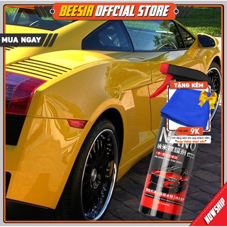 [Kèm Quà Tặng] Bình Xịt Dung Dịch Nano Phủ Bóng Sơn Xe Ô Tô Chống Thấm Nước Cao Cấp VETERAN 500ml BEESIR