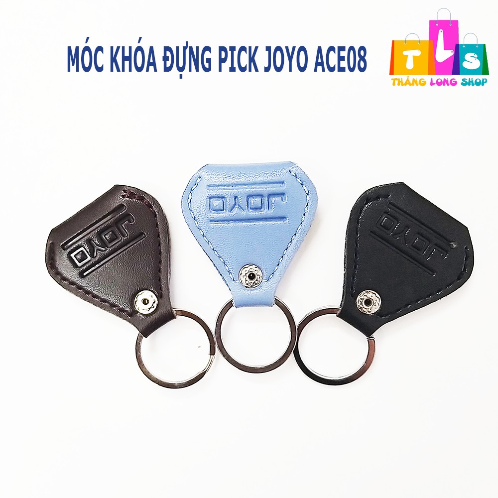 Móc Khóa Đựng Pick - Pick Keychain JOYO ACE08 Chất Liệu Da Thật Bền Đẹp